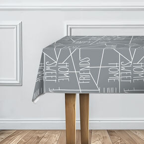 Tischdecke Monte Carlo Credo silber